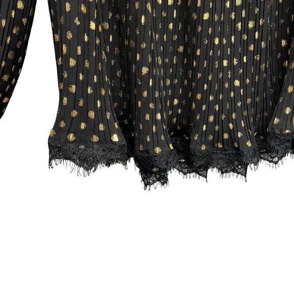 THE KOOPLES Moonlight Golden Dots Off Shoulder Top - Picture 7 of 8